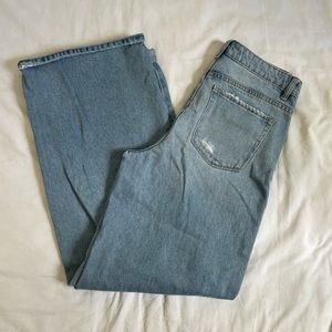 MASHED POTATOES | Damaged Mid Waist Jeans